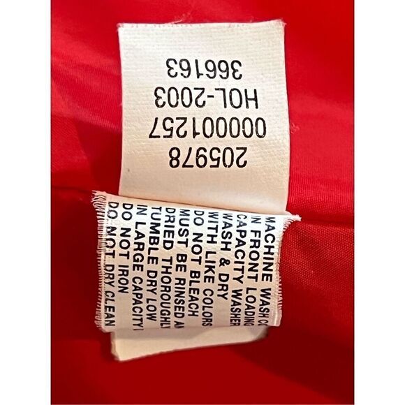 Gap Vintage Down Puffer‎ Zipper Winter Washable Vest Orange Spice MEDIUM Outdoor - Picture 12 of 14